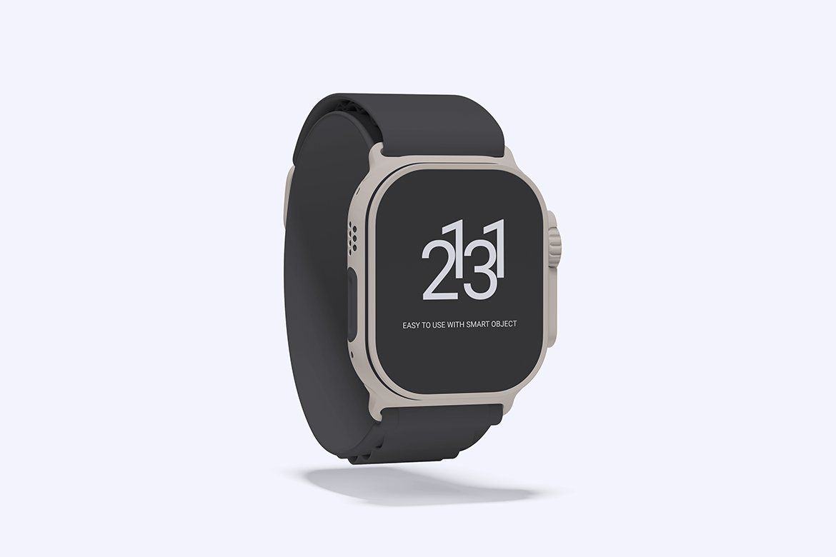 Apple Watch Mockup (4 Objects)
