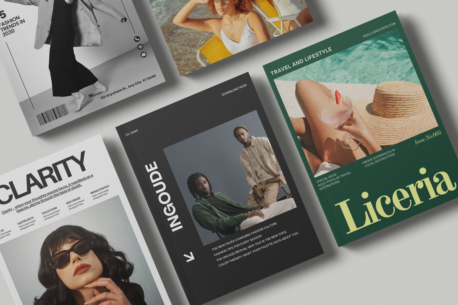 Book Cover Mockup Set