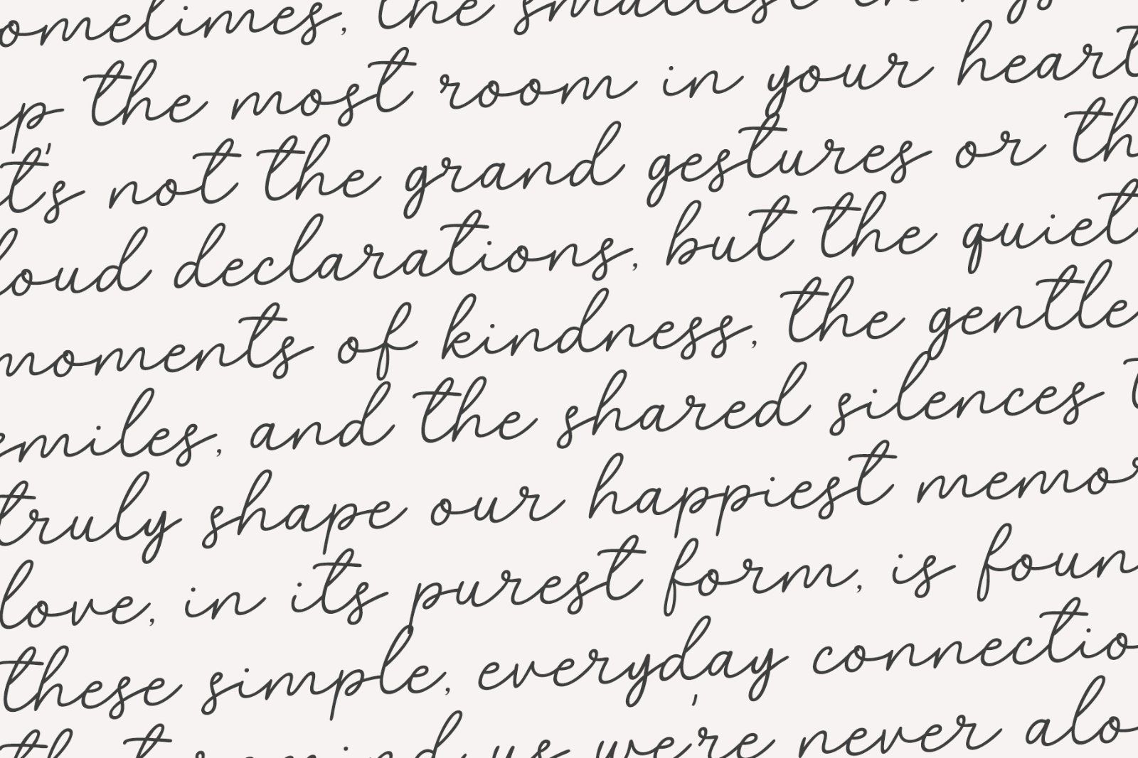 Come Here | A Sweet Monoline Font