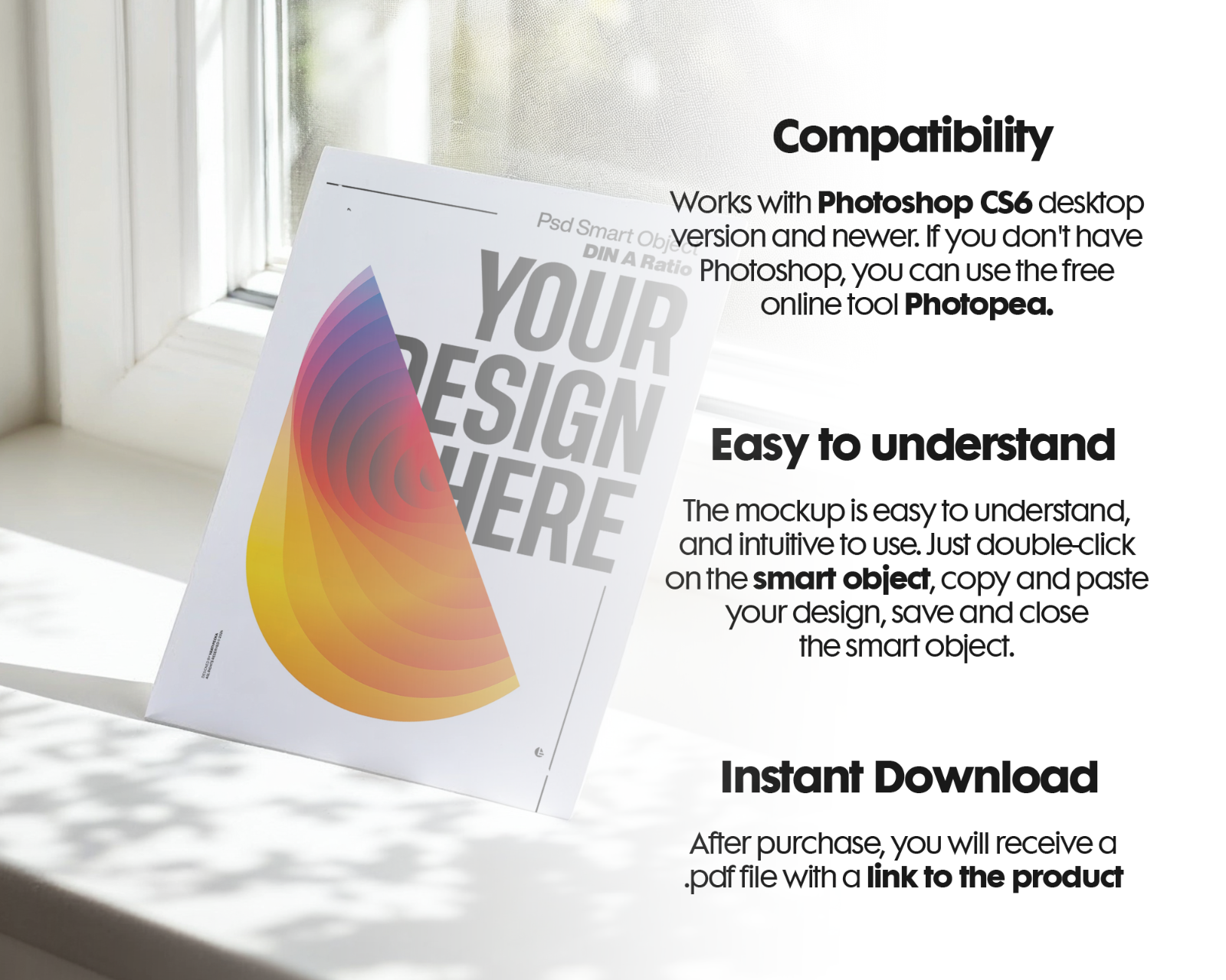 Poster Mockup Bundle: Din A Ratio PSD Template