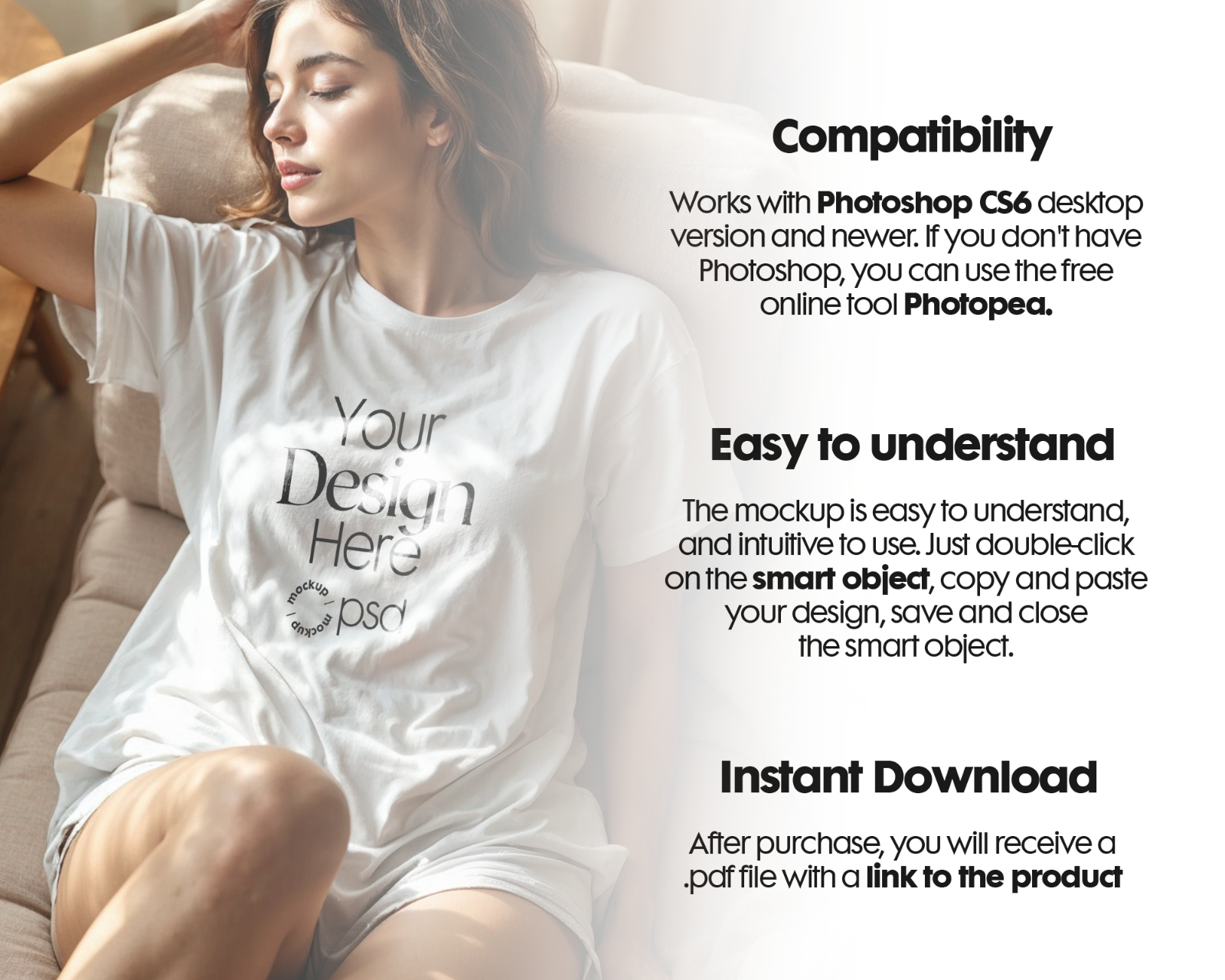 100 T-Shirt Mockup PSD Bundle – Gildan 64000 & Bella Canvas 3001 for Print on Demand