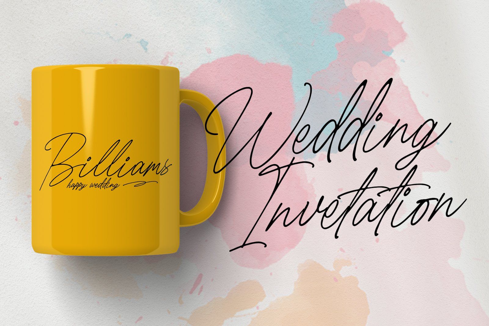 Billiams - Handwritten Font