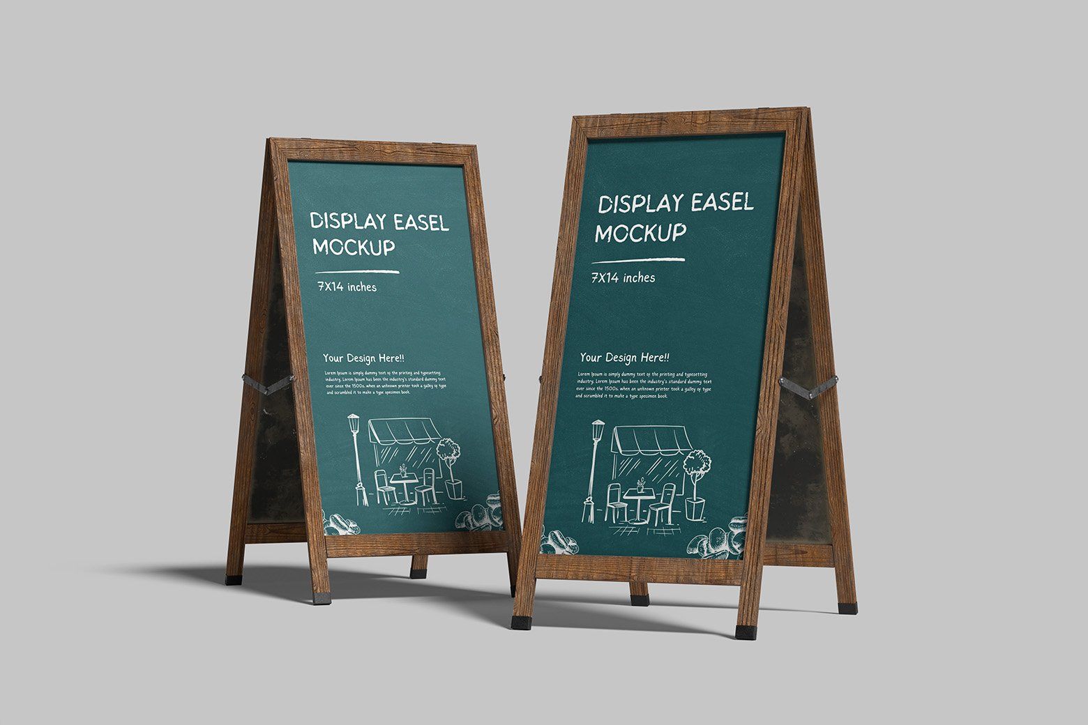 Display Easel Mockup