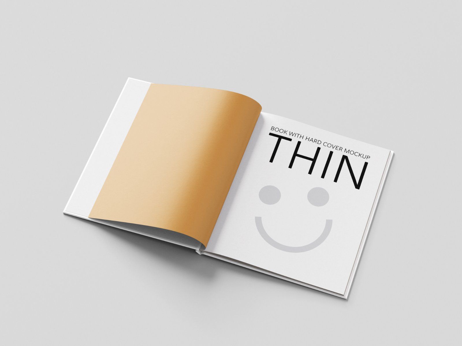 Minimal book mockup
