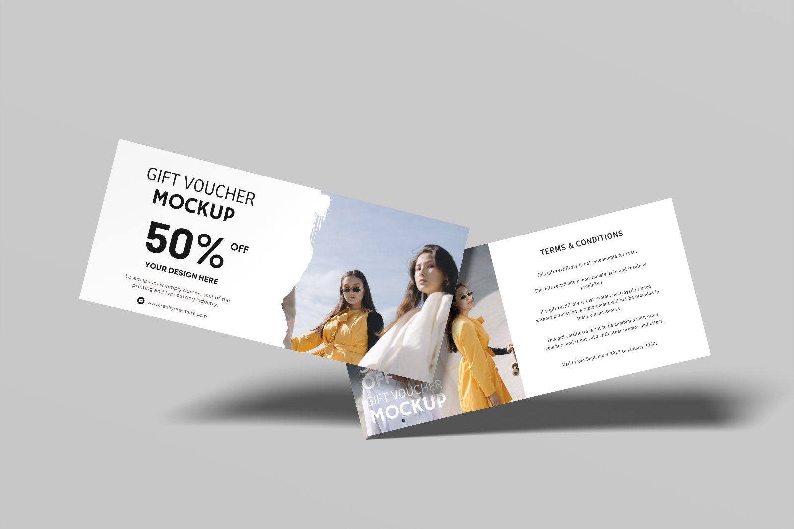 Gift Voucher Mockup