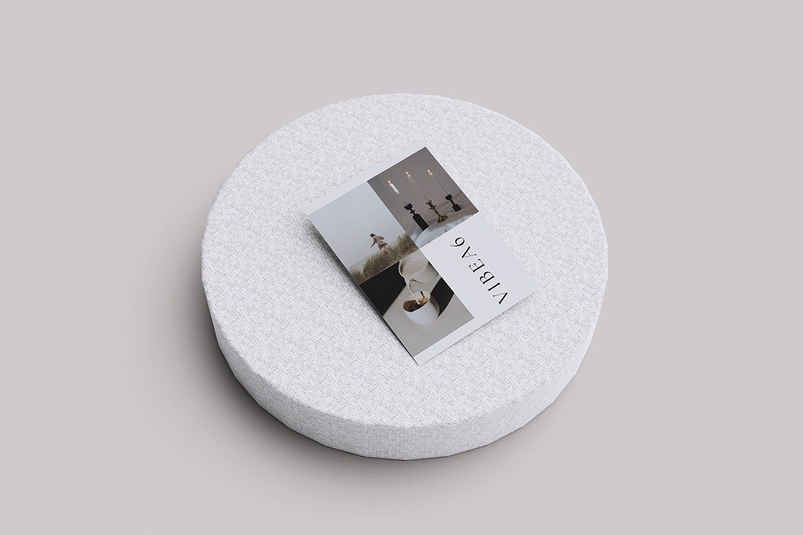 A6 Flyer Mockup (4 Objects)