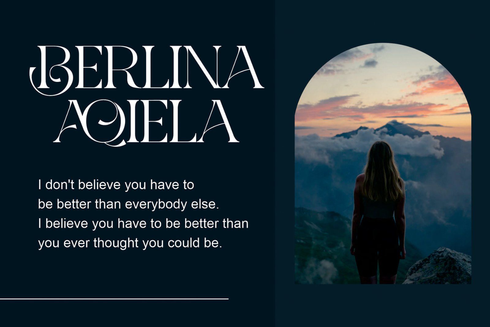 KUINCA Modern Ligature Serif