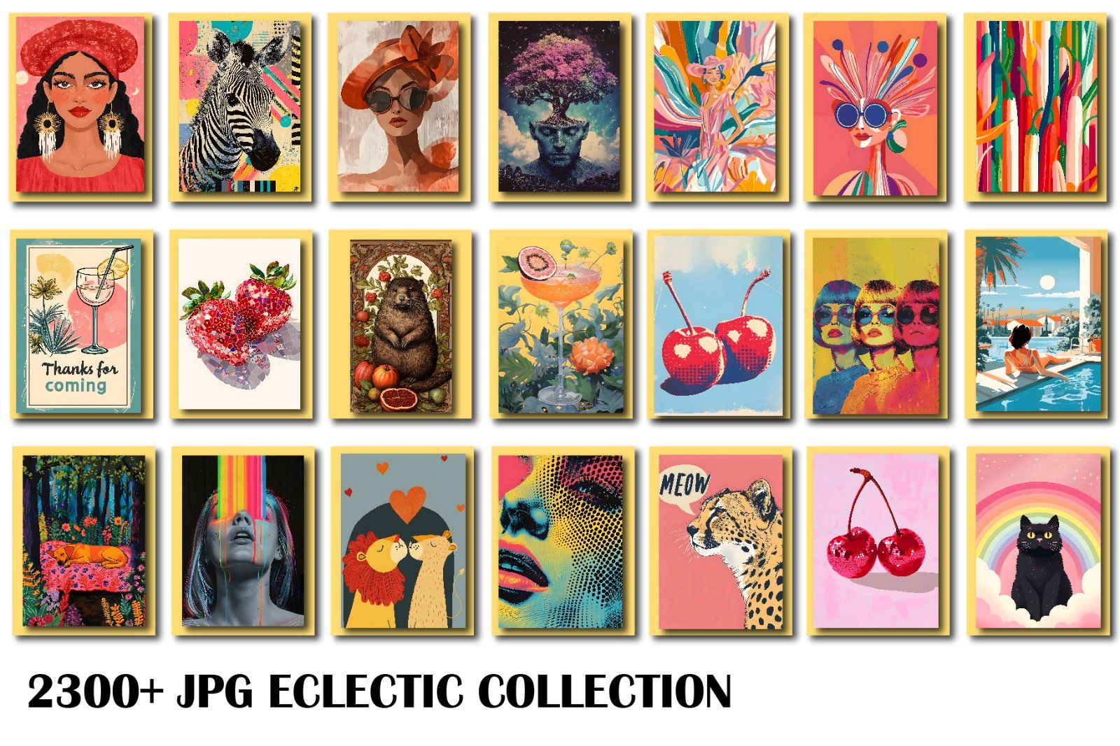 Eclectic Wall Art Collection Entire Shop Sale, Bundle Wall Art, Aesthetic wall posters, Wall Art, De