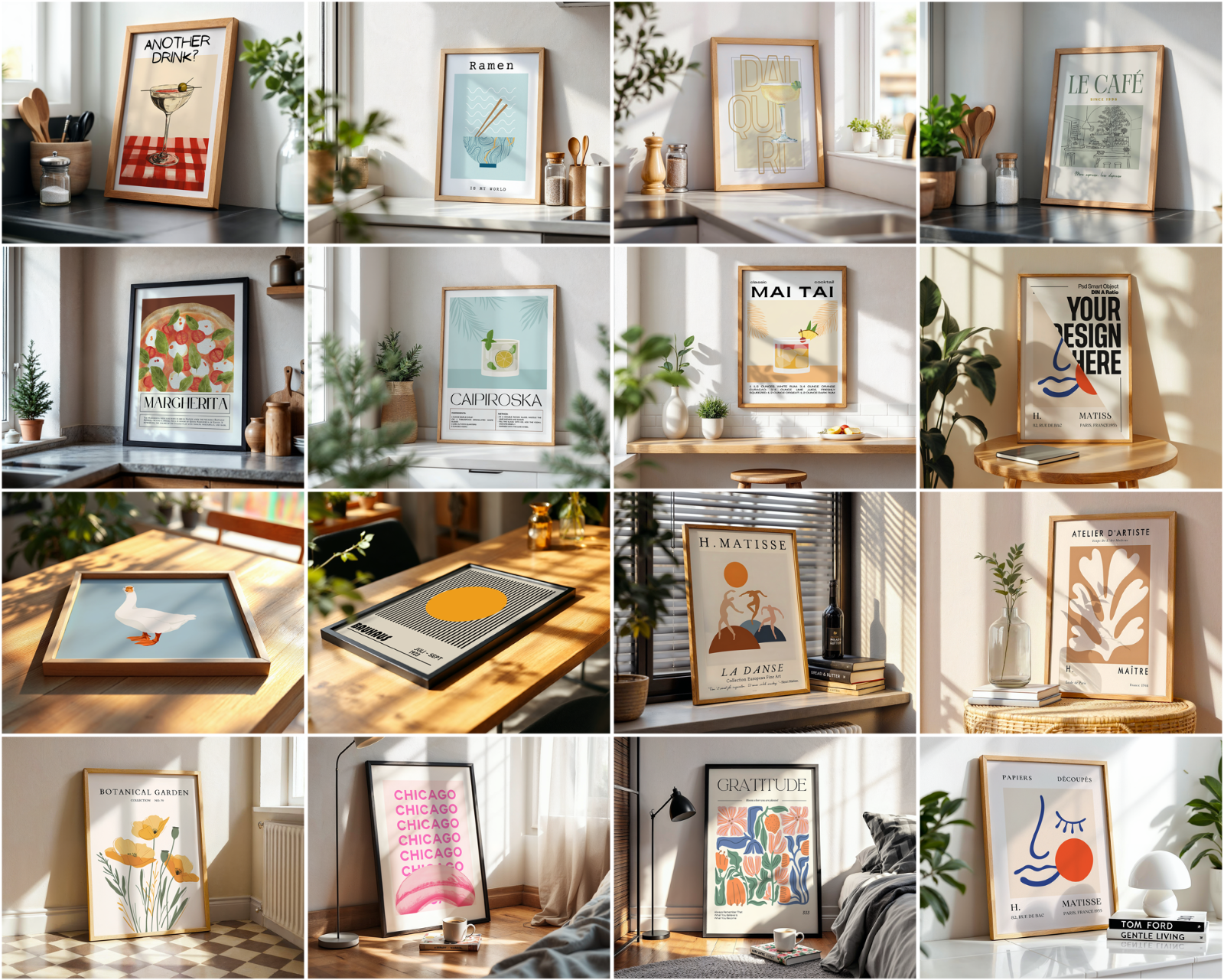 100+ Frame Mockup PSD Bundle Set