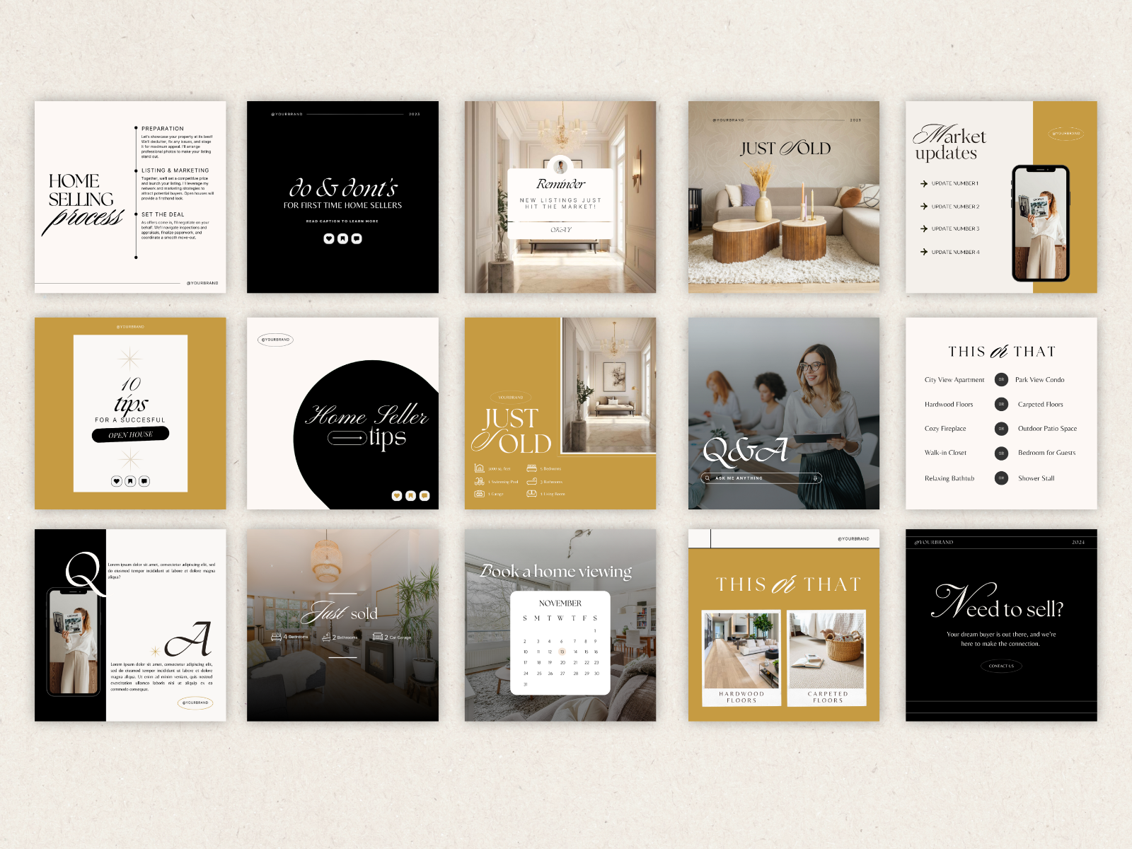 Real Estate Instagram Canva Templates