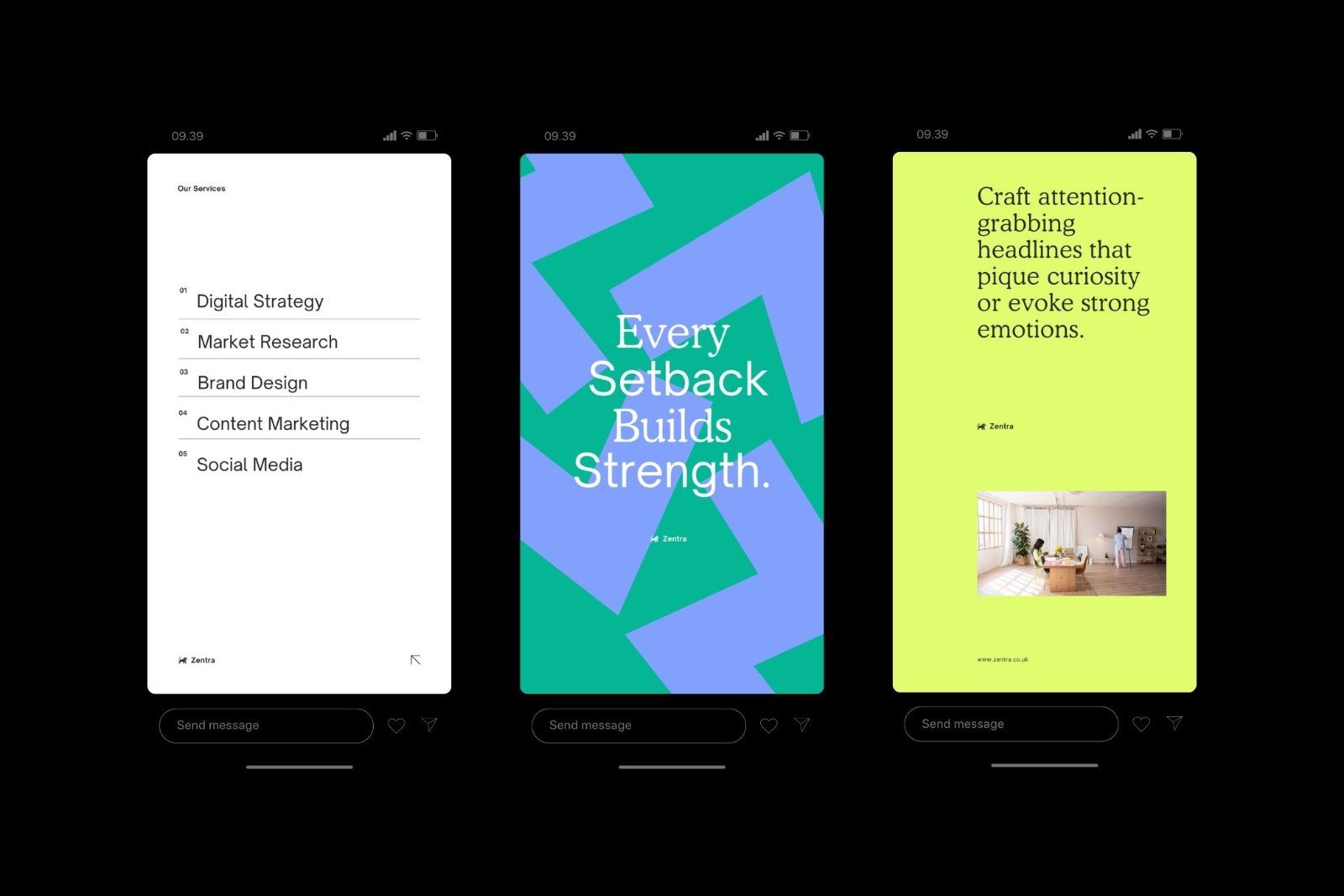 Zentra - Canva Business Social Media Pack