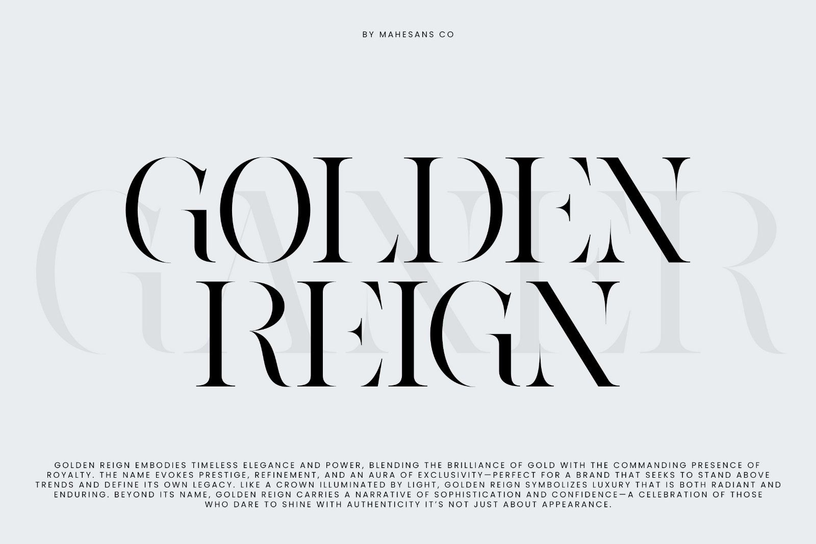 Ganer | Serif Display Font