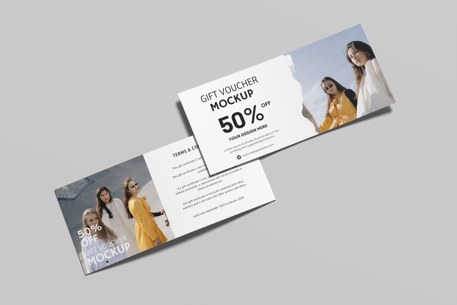 Gift Voucher Mockup