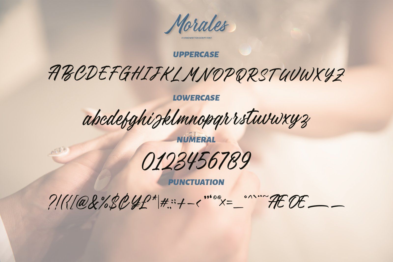 Morales - Handwritten Font