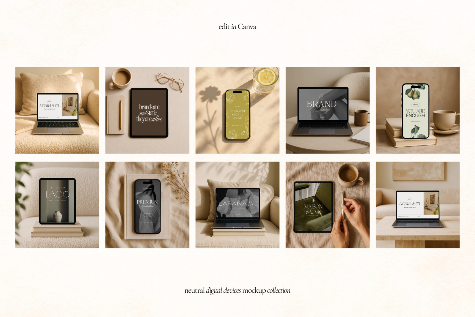 50 Digital Device Mockups Canva