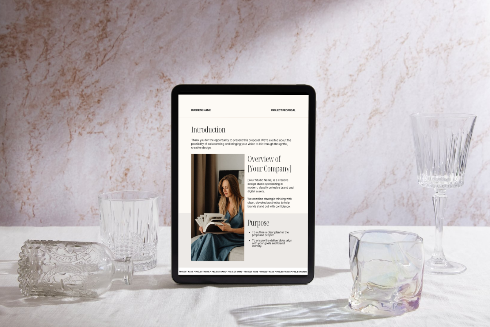 Project Proposal Canva Template