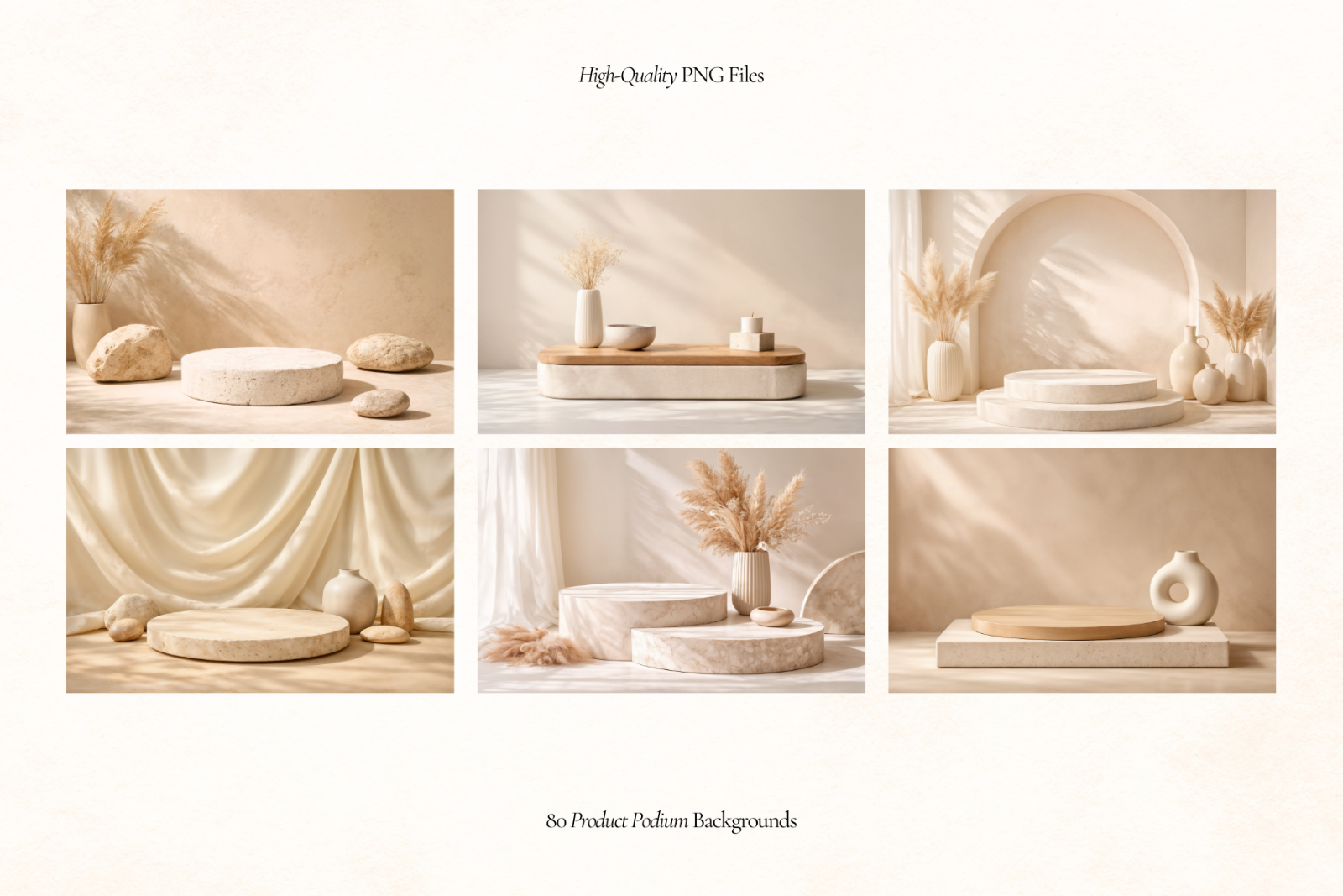 80 Podium Product Backgrounds