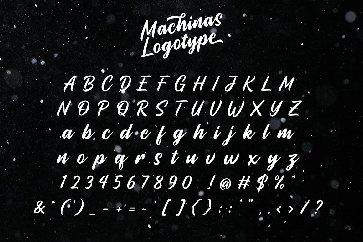 Machinas Typeface