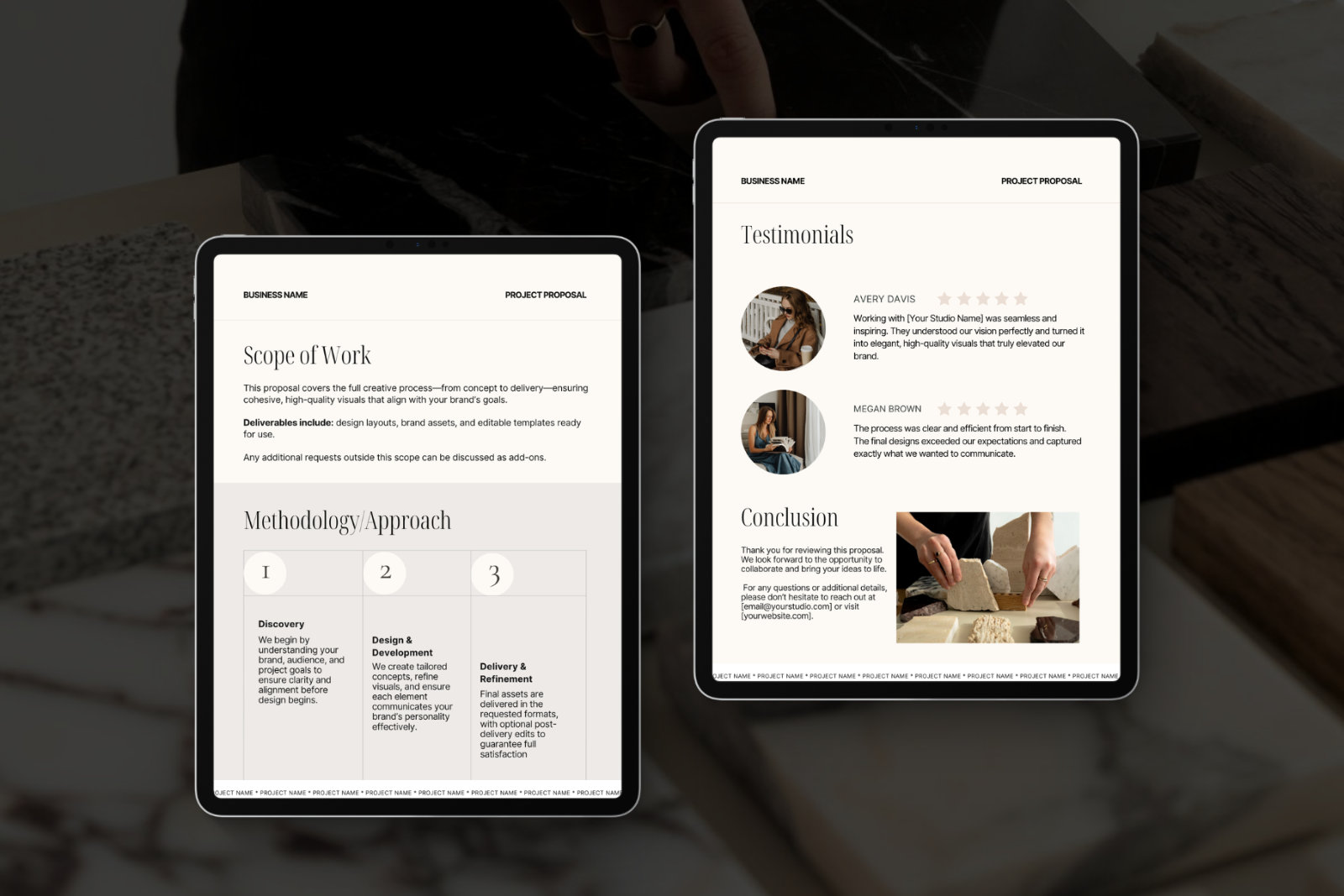 Project Proposal Canva Template
