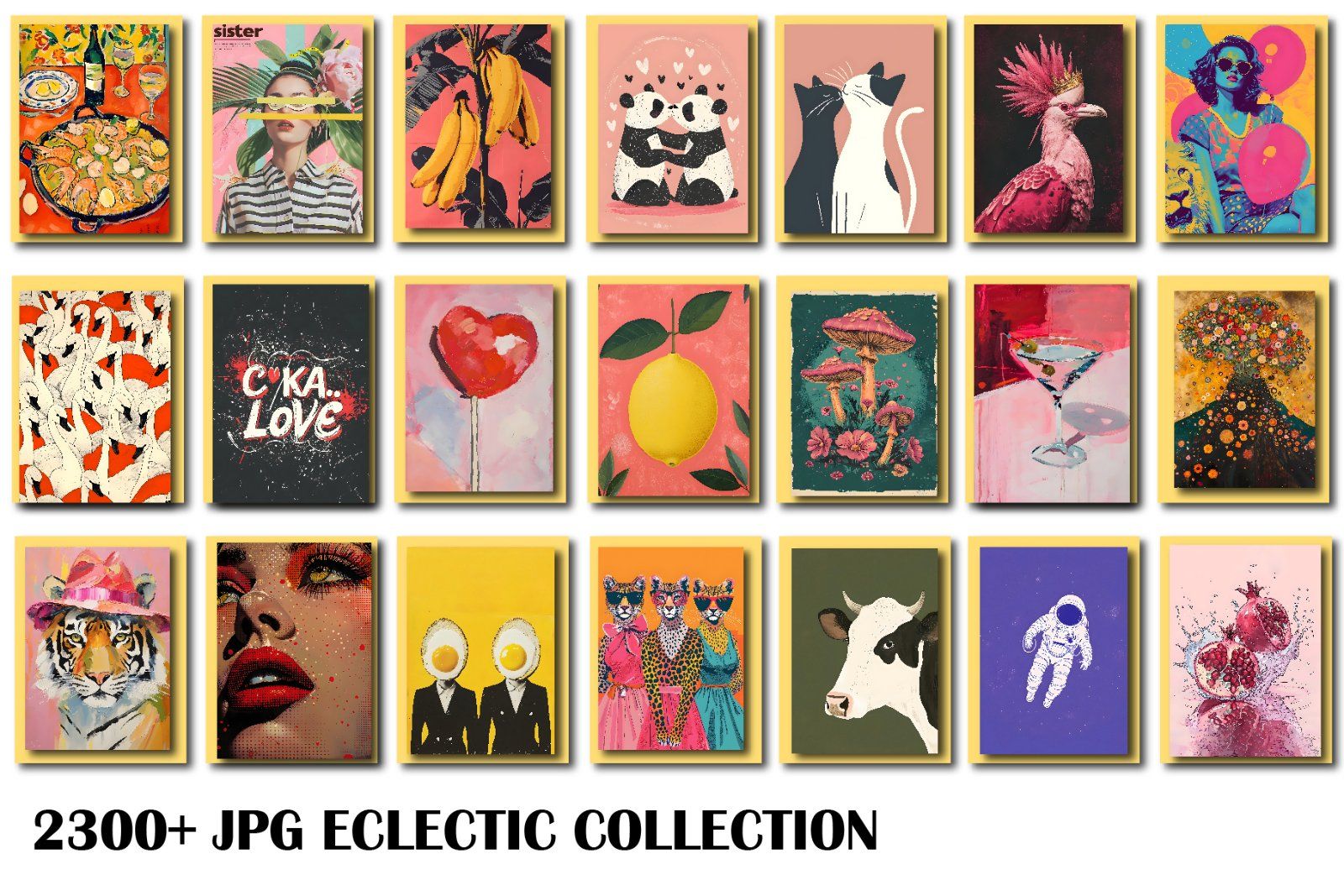 Eclectic Wall Art Collection Entire Shop Sale, Bundle Wall Art, Aesthetic wall posters, Wall Art, De