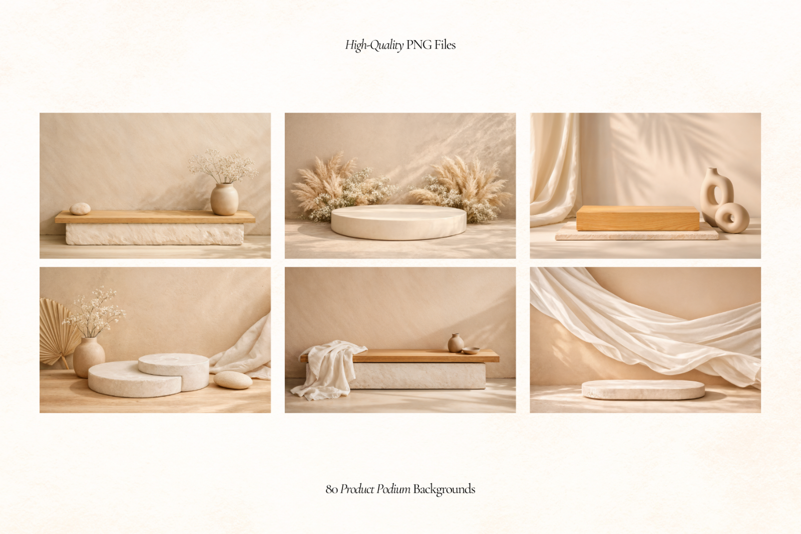 80 Podium Product Backgrounds