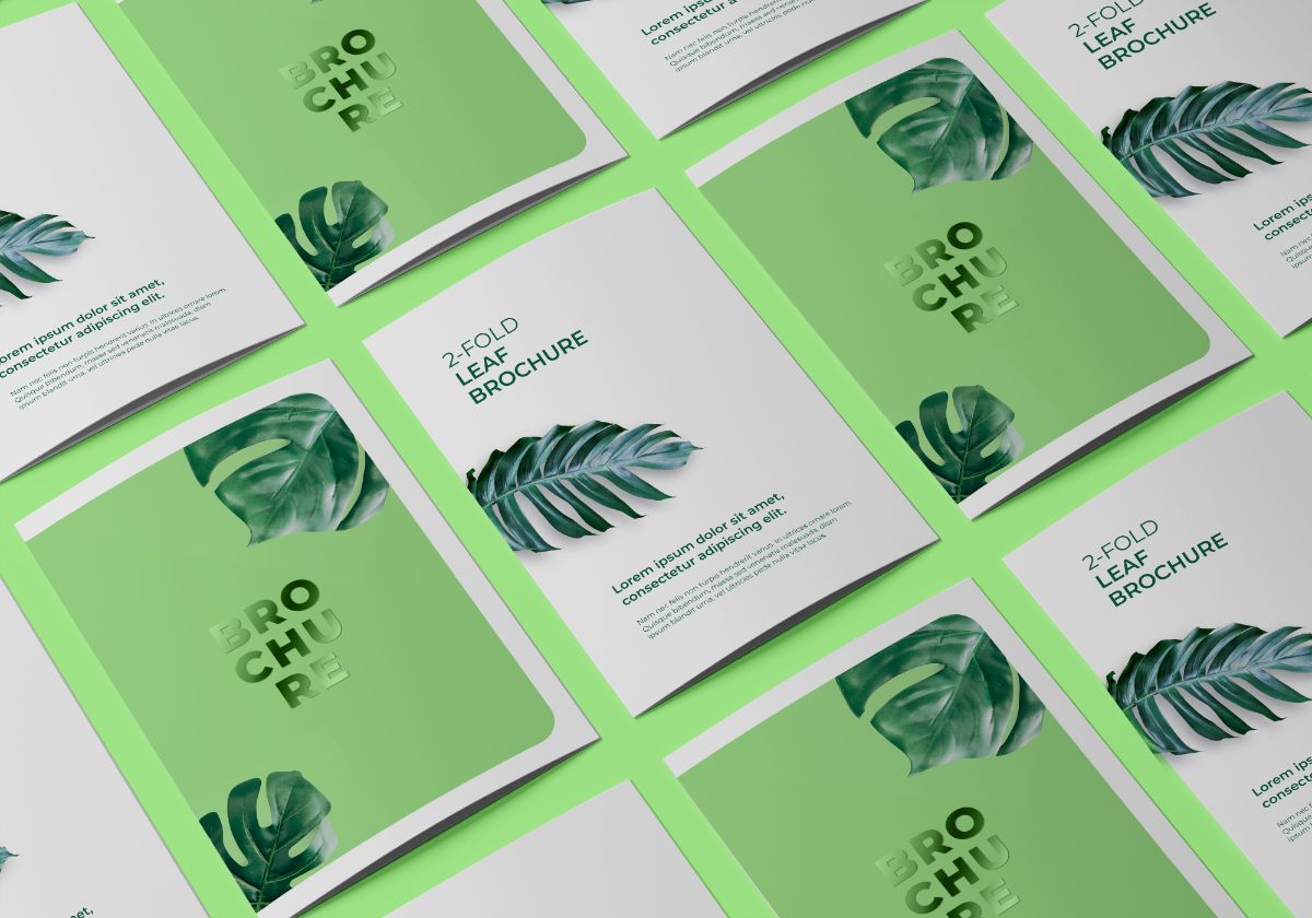 2-Fold Brochure Mockup