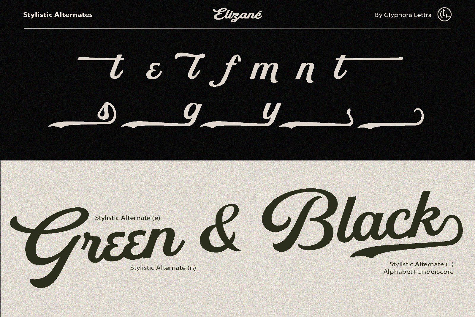 Ellitane - Script Font