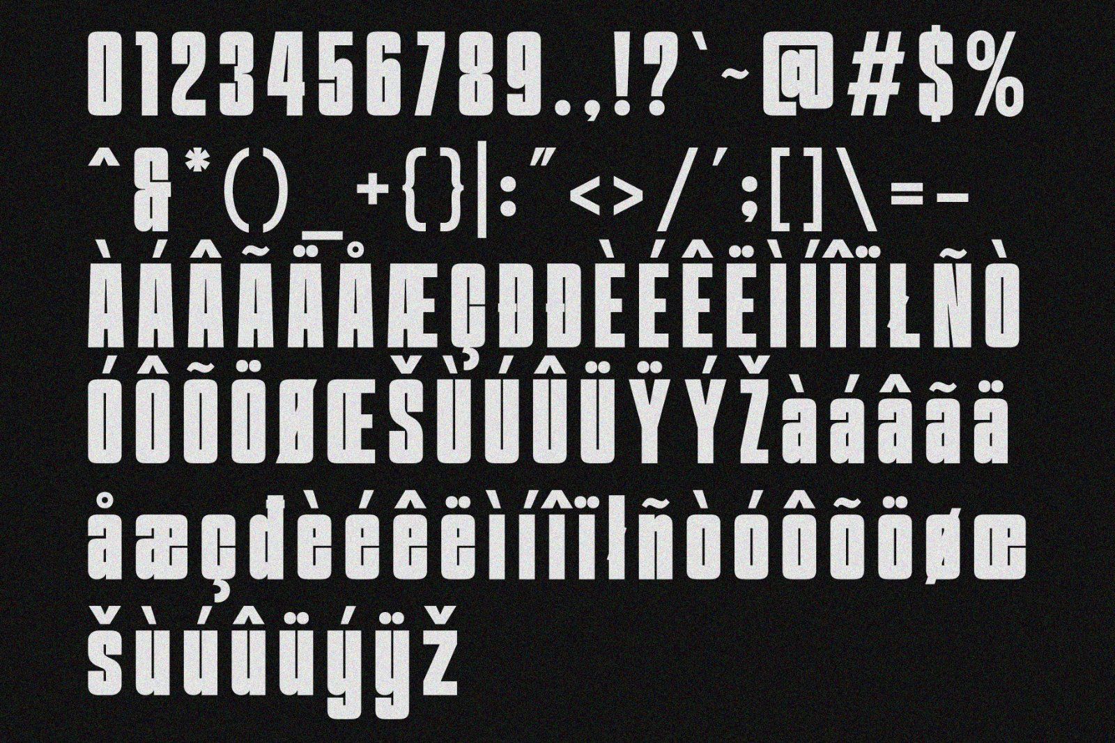 Hightone | Condensed Duo Font