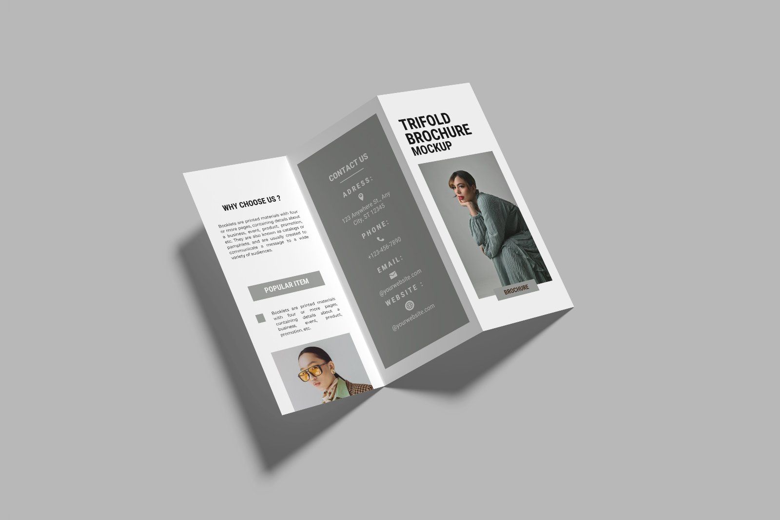 Trifold Brochure Mockup