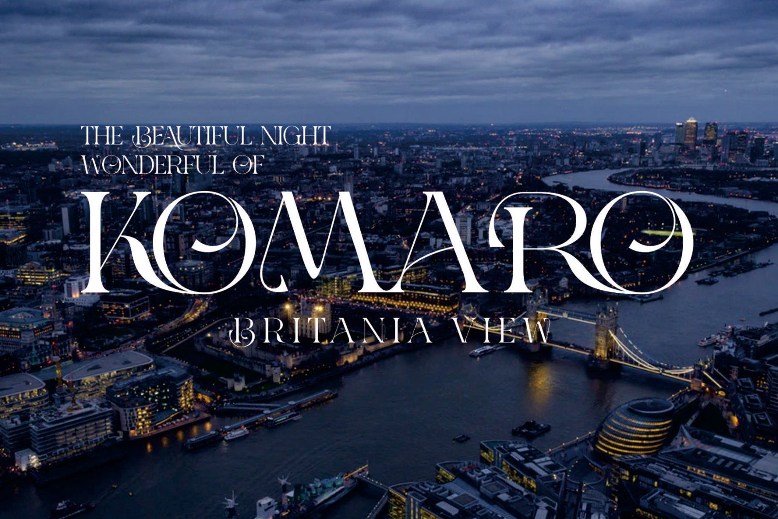 KUINCA Modern Ligature Serif