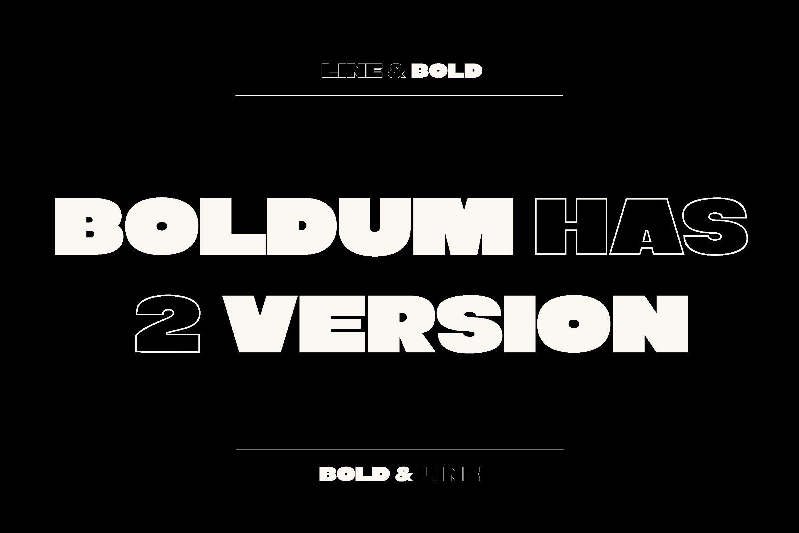 Boldum - Bold Display Sans Serif Font