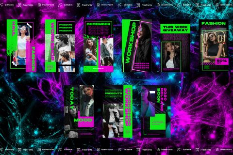 BUNDLE INSTAGRAM TEMPLATE PPT