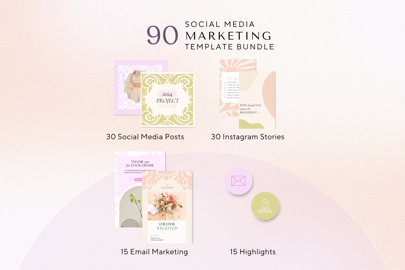 Social Media Canva Templates Bundle