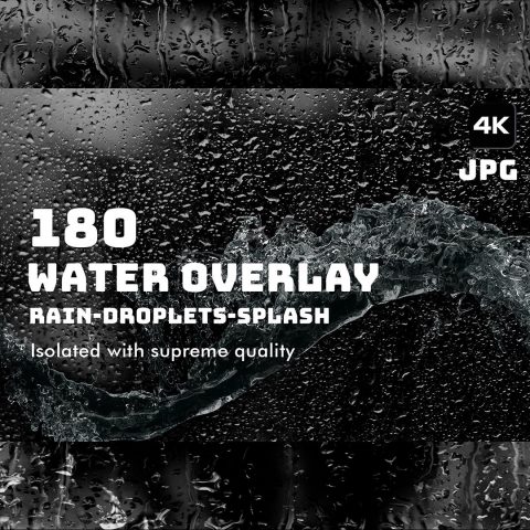 180 Water splash Overlay, water droplets, water splash, rain overlay, water texture, photoshop overl