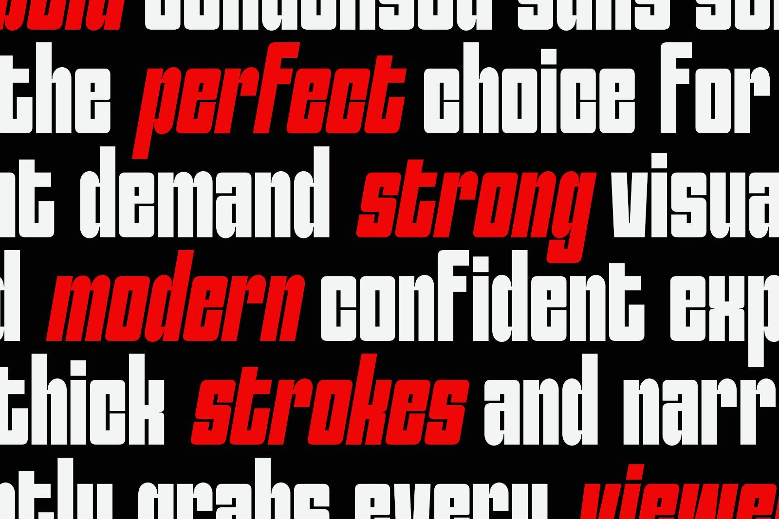 Mont Blanc - Condensed Sans Serif