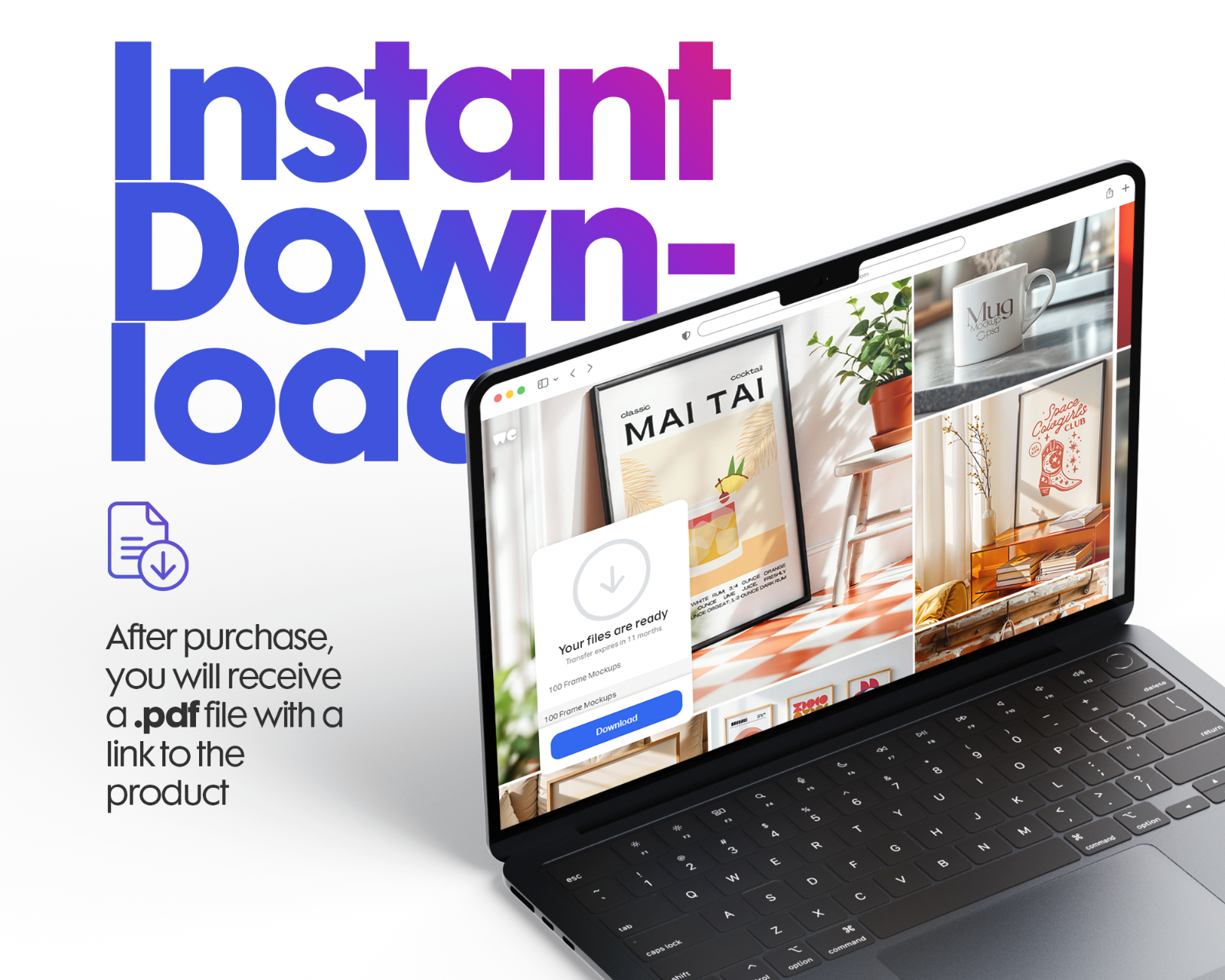 2000+ PSD Mockup Bundle: Lifetime Shop Access (Digital Download)