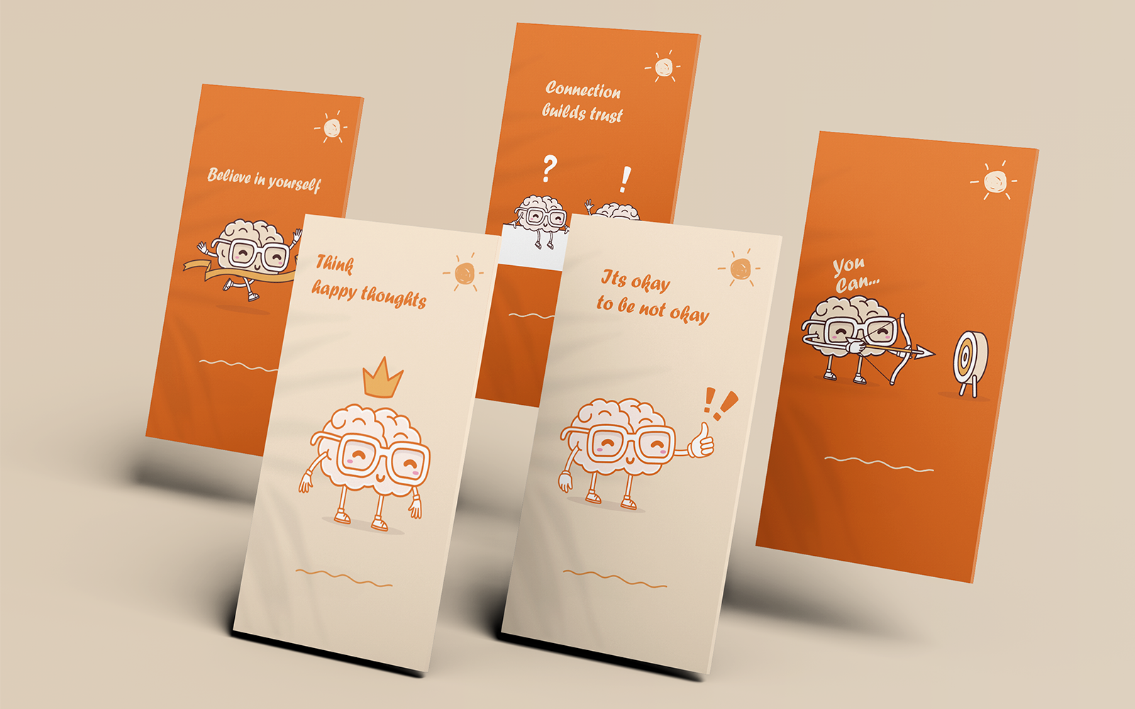 Positive Vibes Illustration For Social Media Stories