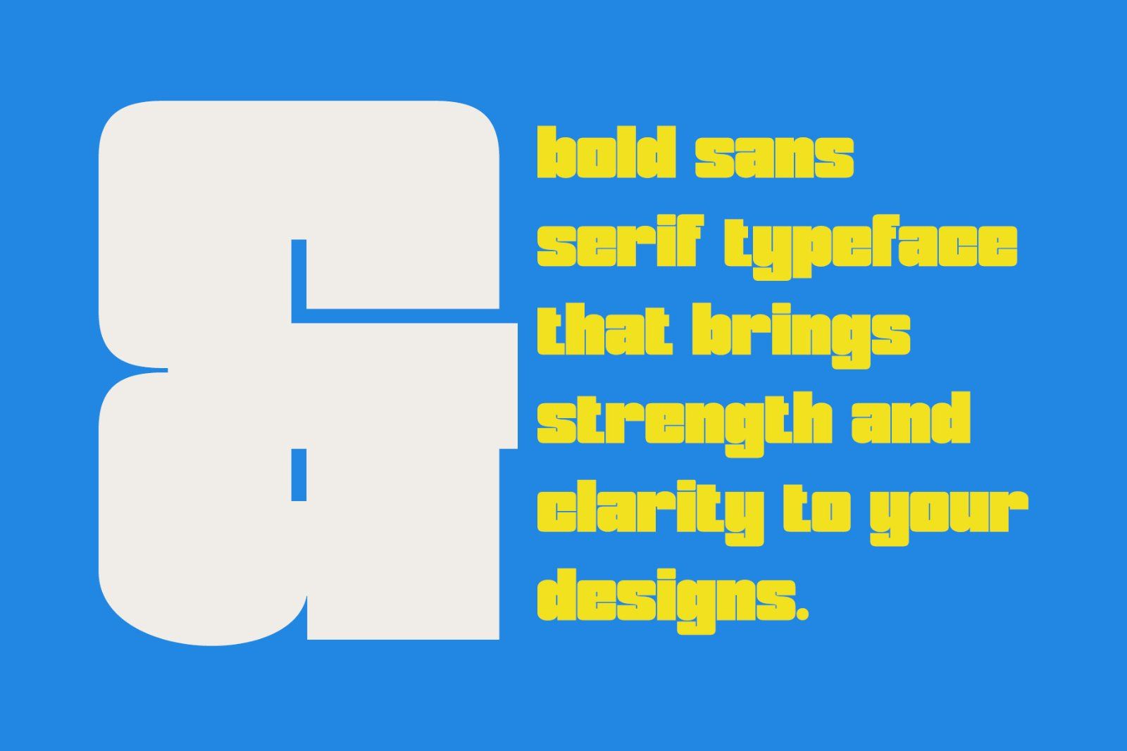 Rough | Bold Sans Serif Font