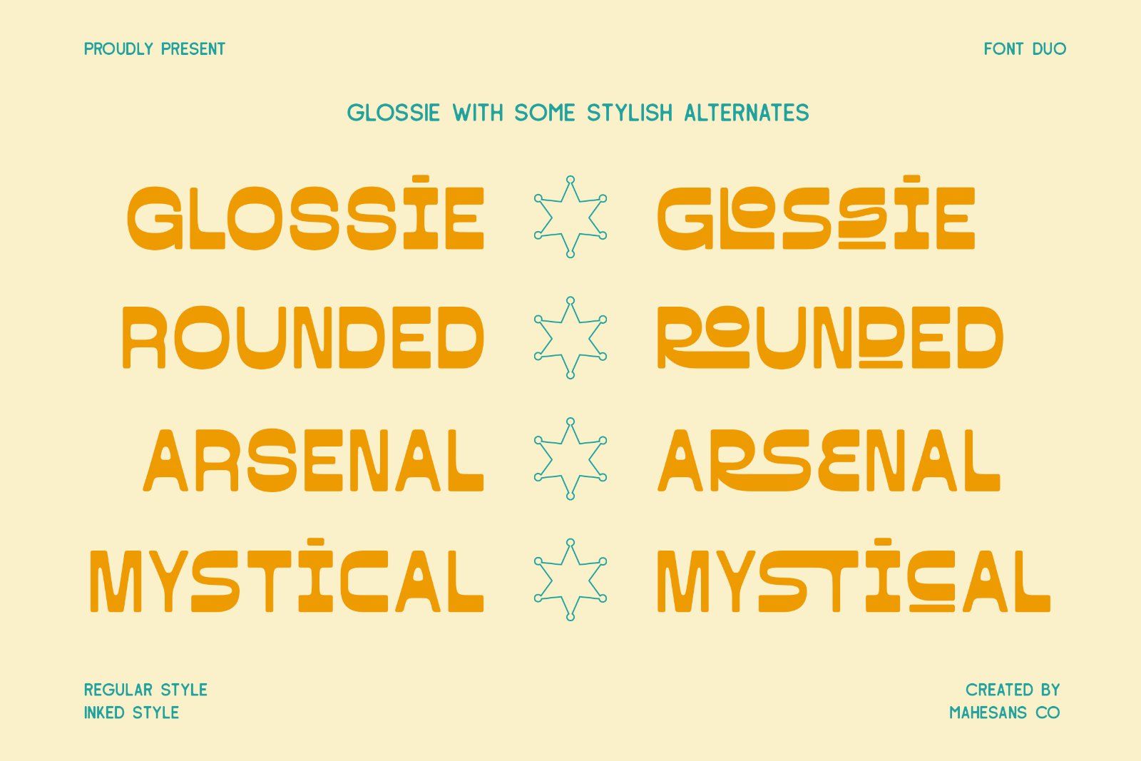 Glossie & Charmie - Font Duo