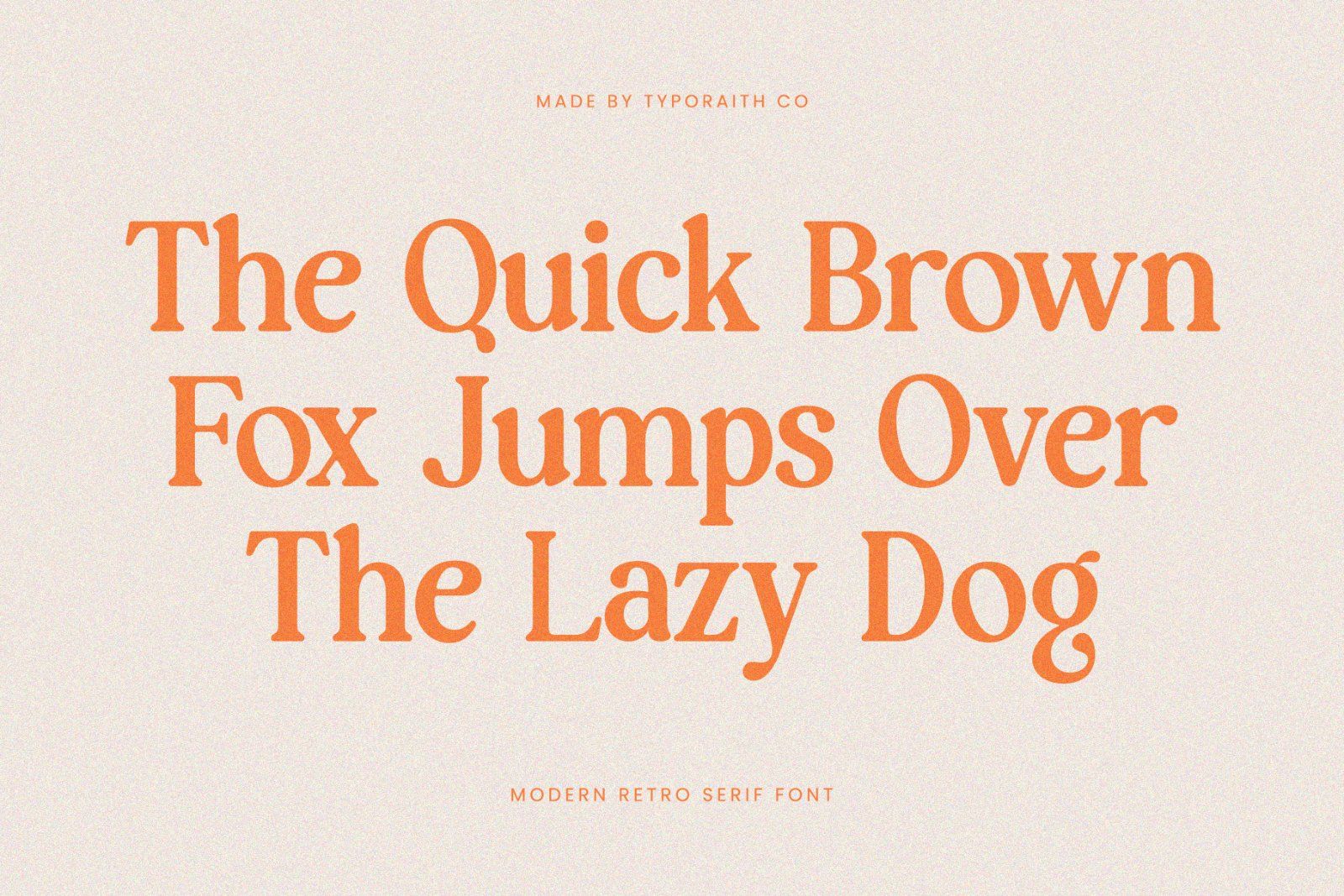 Grove Peach | Modern Retro Serif