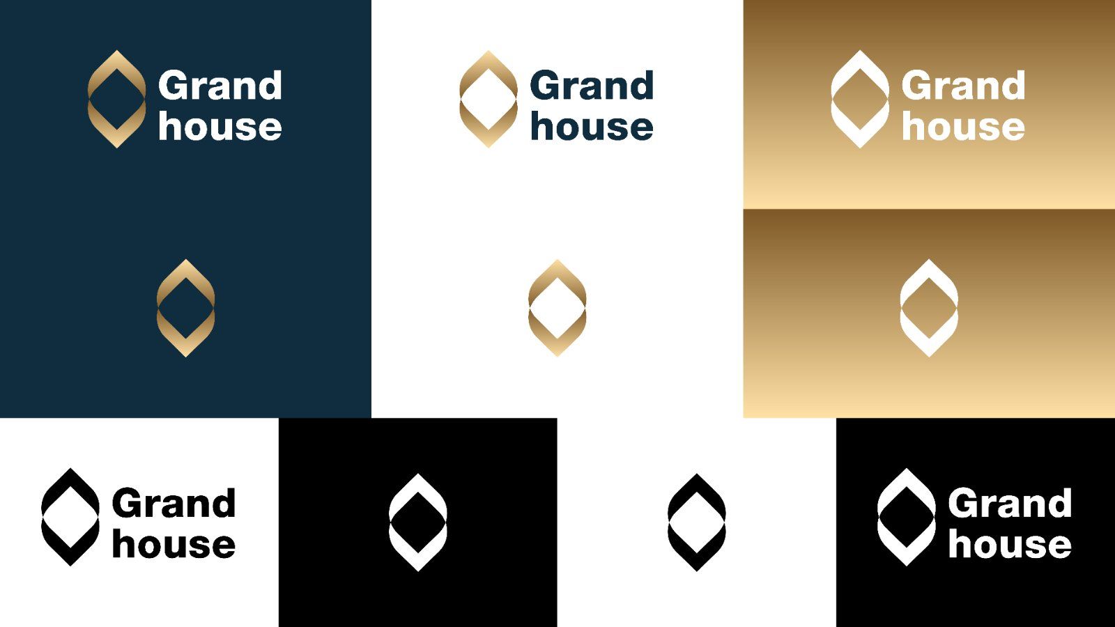 Logo and guideline set for construction company