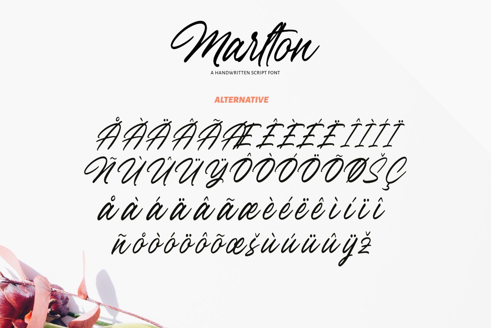 Marlton - Handwritten Font