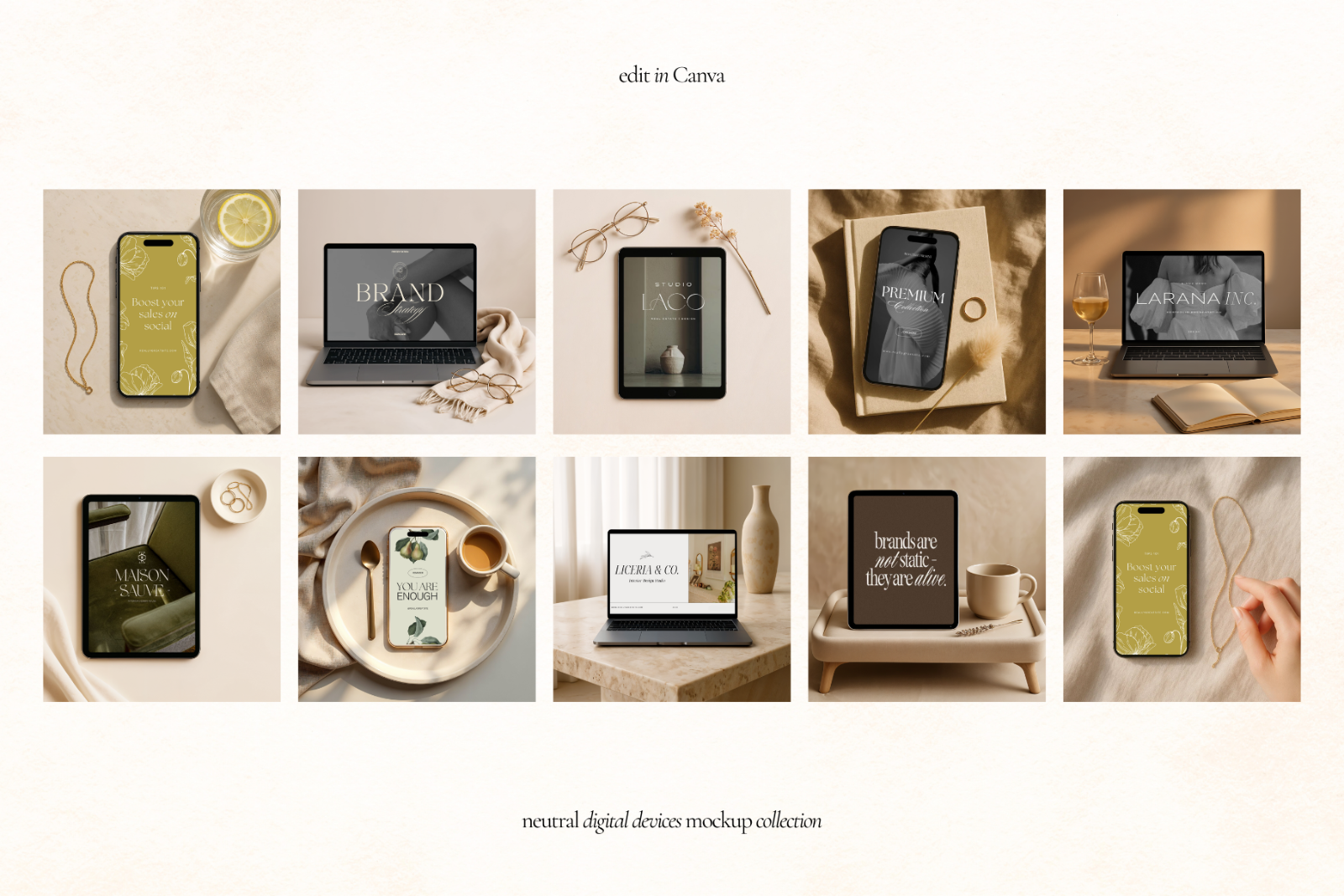 50 Digital Device Mockups Canva