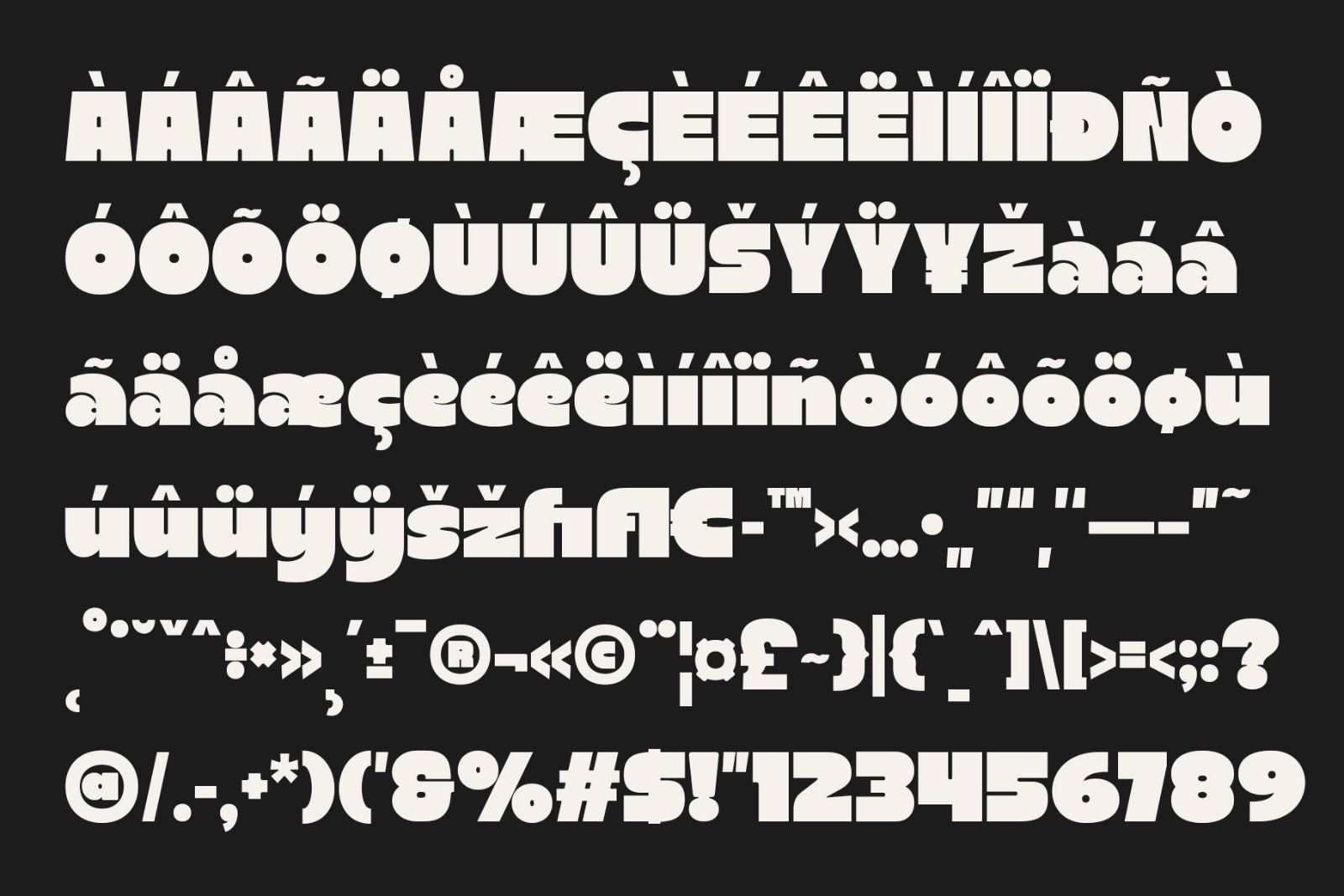 Megra | Modern Heavy Sans Serif Font