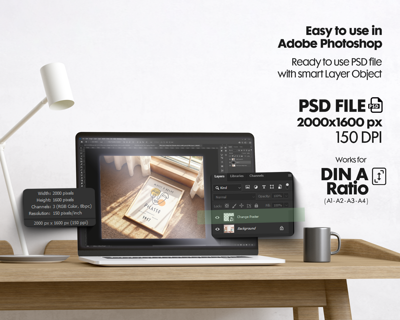 200+ Frames Mockup PSD Bundle: Wall Art Mockups for Designers