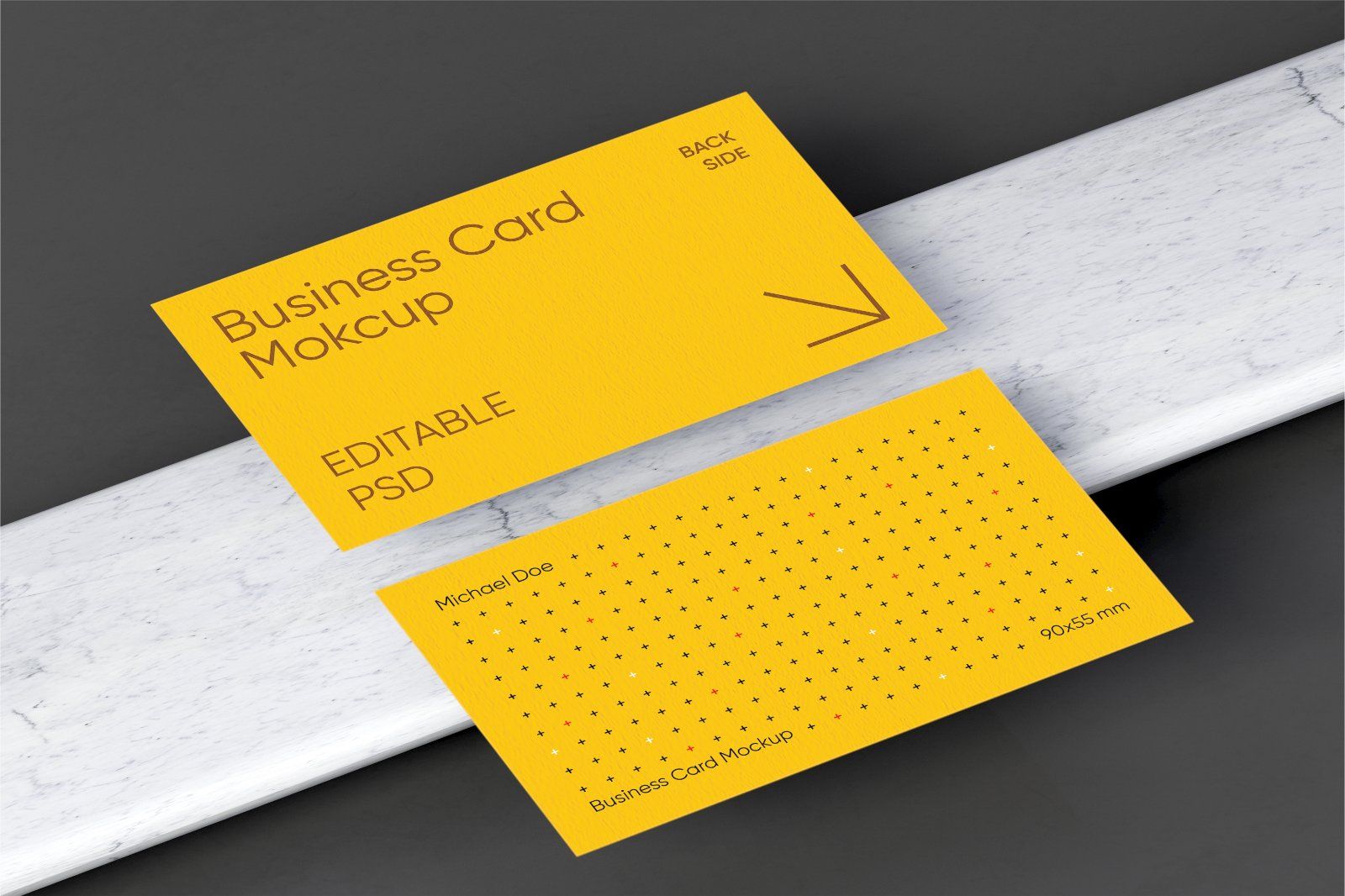 Modern Business Card Mockup Set