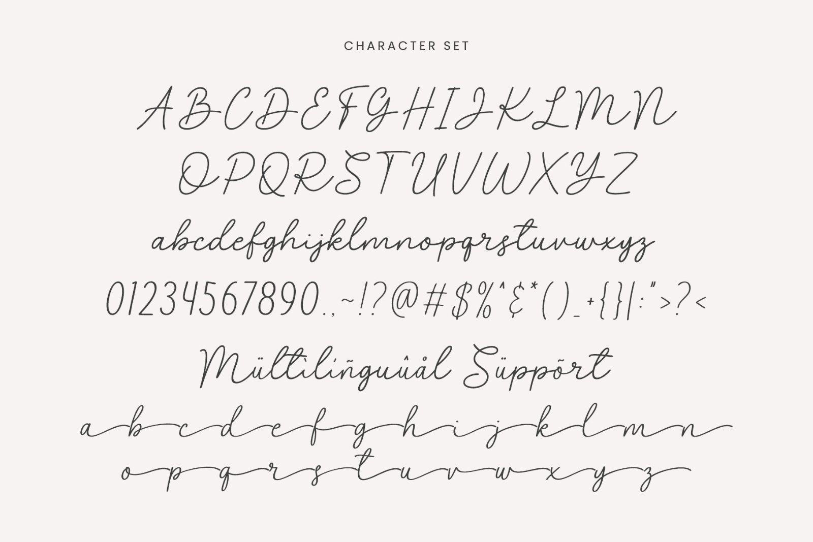 Come Here | A Sweet Monoline Font