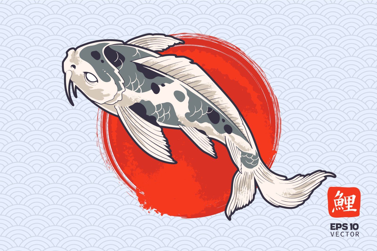 Koi Fish Vector Set