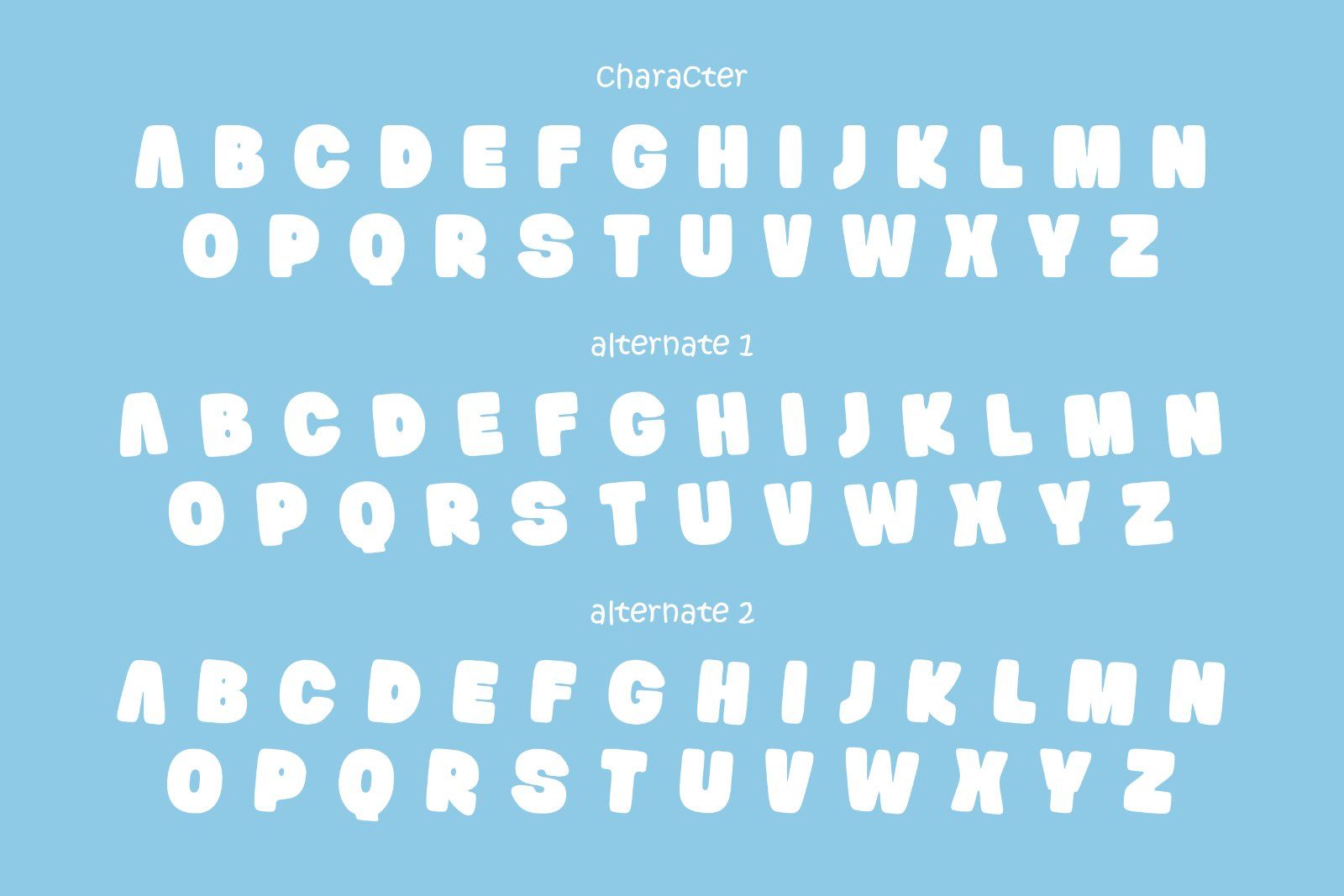 Bubble Gummy | Playful Display Font