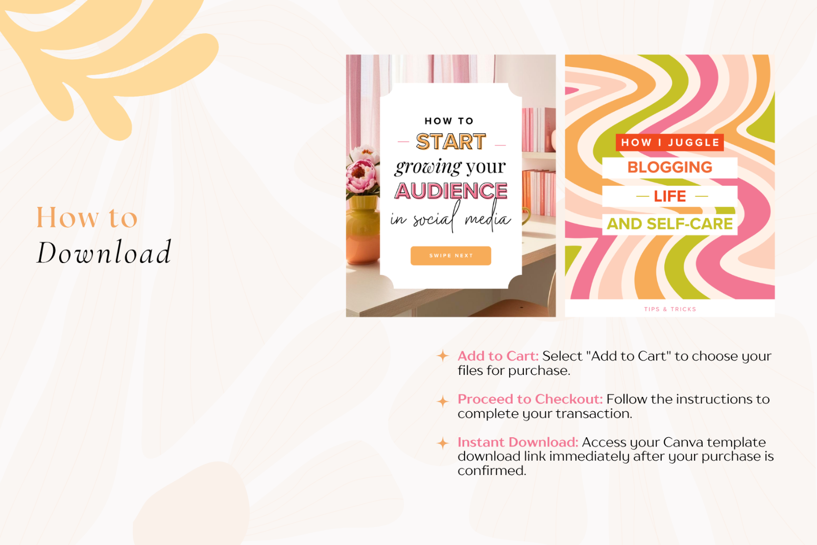 25 Boho Instagram Canva Templates